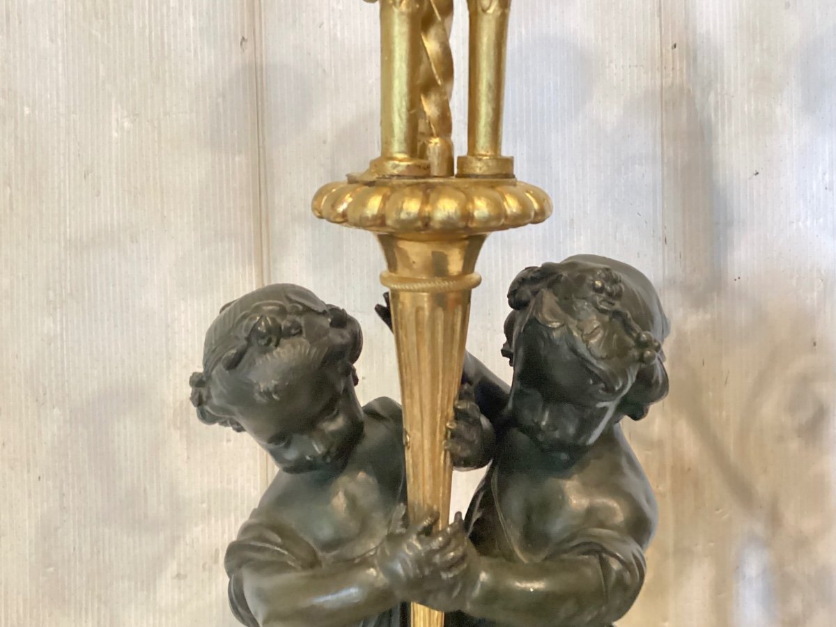 Pair Of Louis XVI Period Candelabras -photo-1