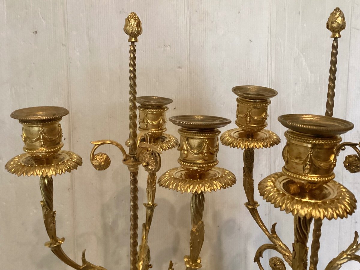 Pair Of Louis XVI Period Candelabras -photo-3