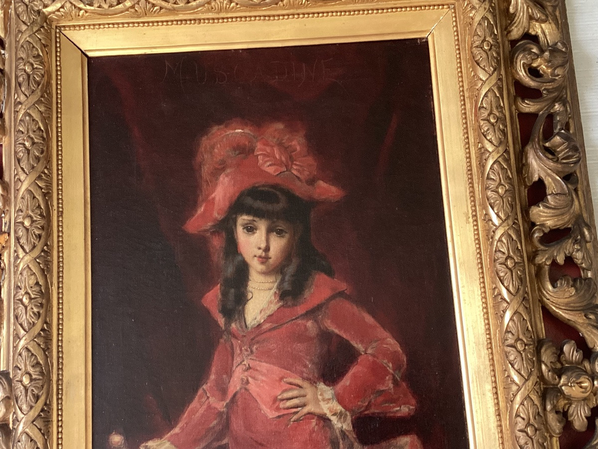 Herbo Léon Oil On Canvas “muscadine”-photo-3