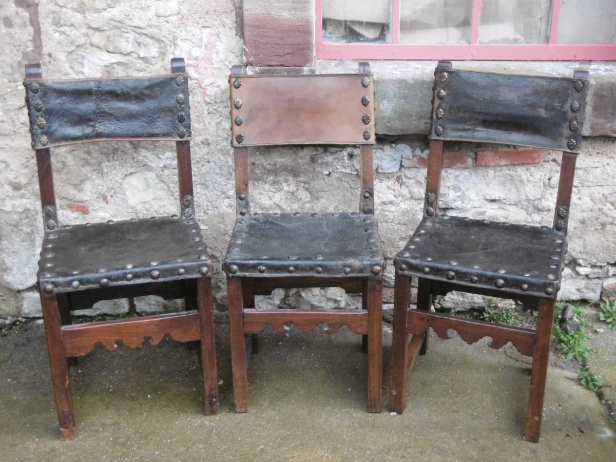 Series Of Six High Period Chairs-photo-2