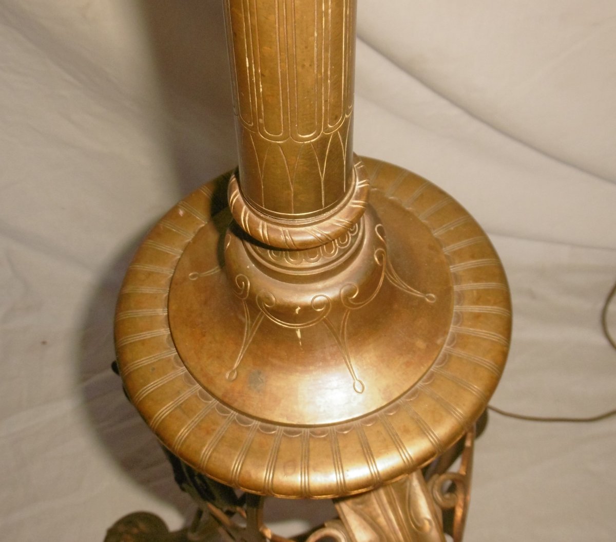 Napoleon III Bronze Floor Lamp-photo-4