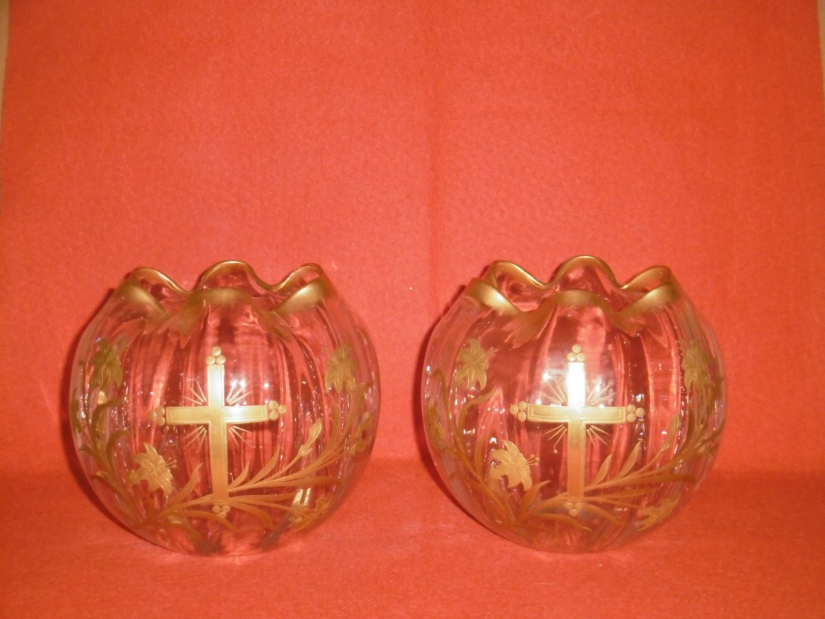 Vases d'Autel En Cristal-photo-5