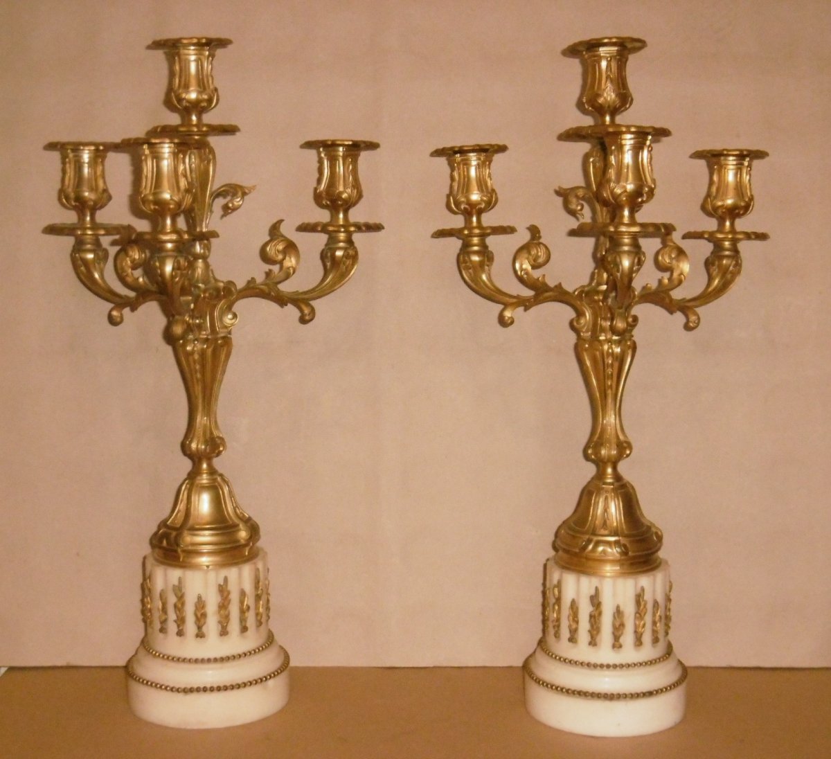 Pair Of Louis XVI Candelabra