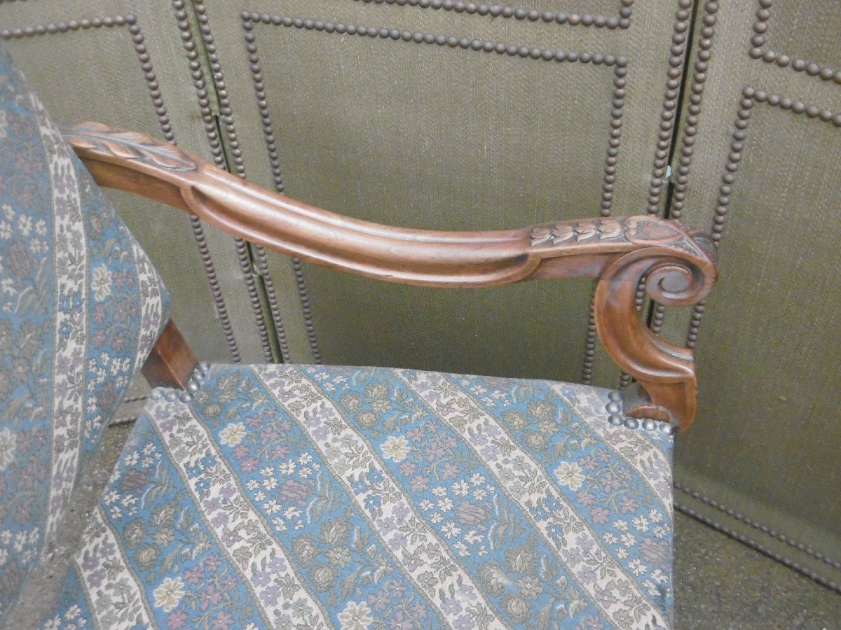Pair Of Louis XIV Armchairs-photo-1