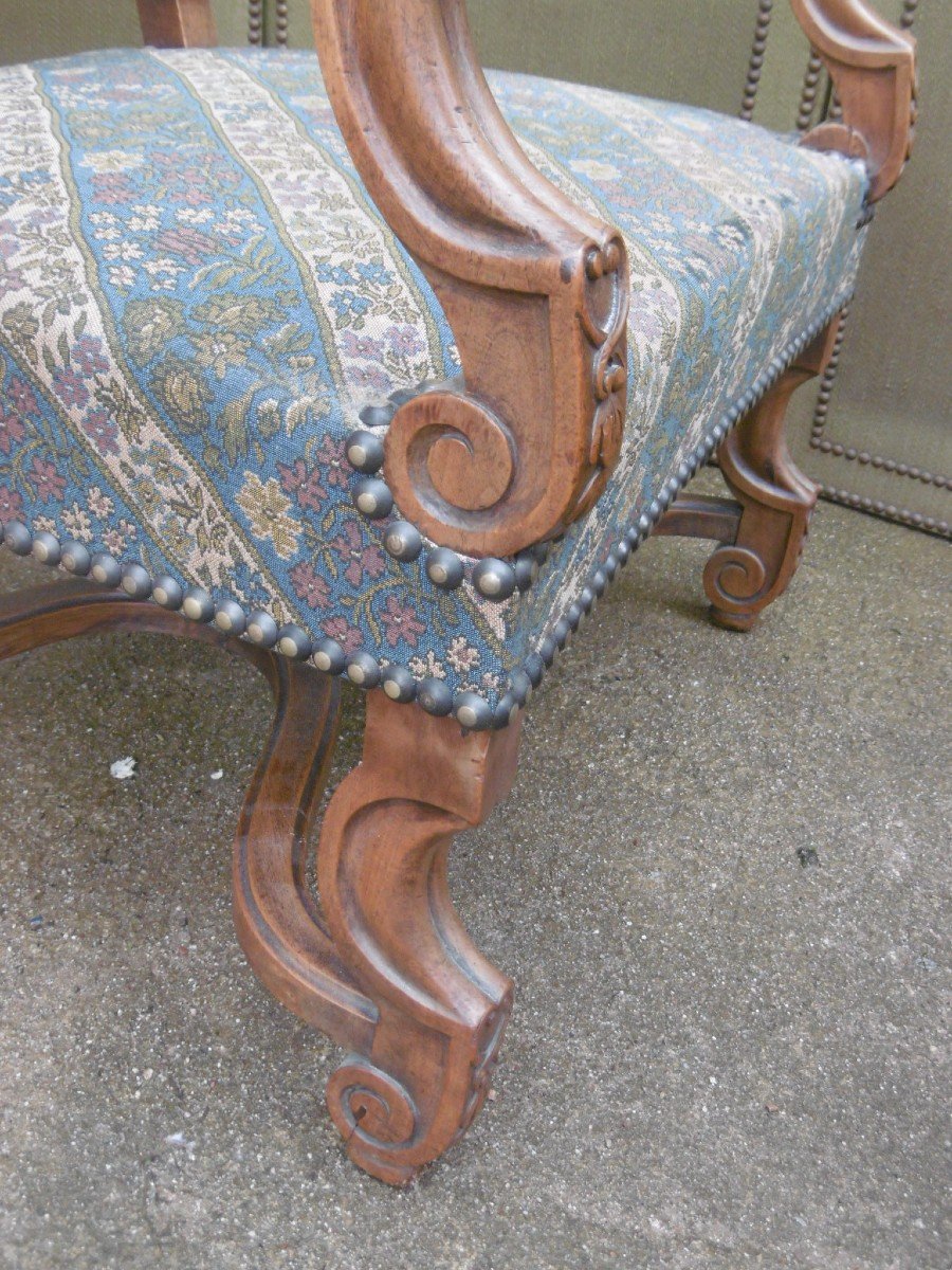 Pair Of Louis XIV Armchairs-photo-2