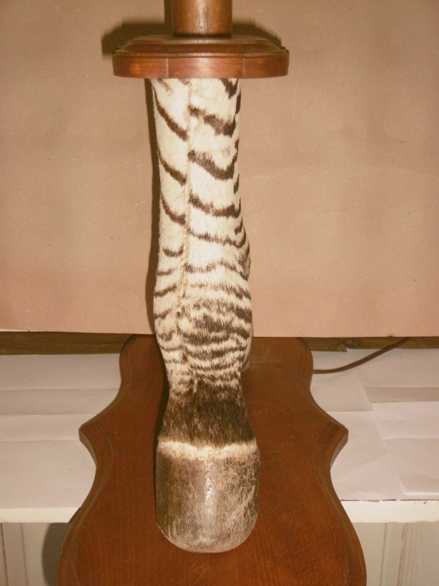 "zebra Feet" Lamp-photo-1