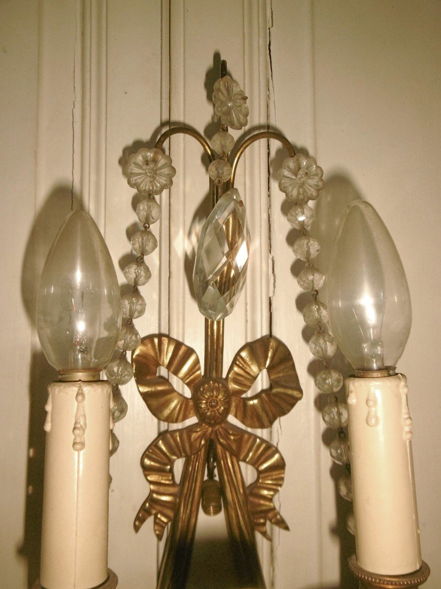 Pair Of Louis XVI Sconces-photo-5