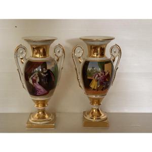 Paire De Vases Louis Philippe 