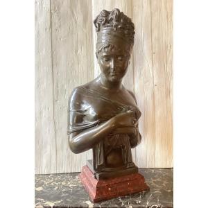 Bronze Bust Of Madame Récamier