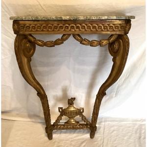 18th Century Golden Wood Console