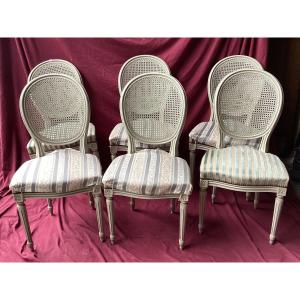 Series Of Six Louis XVI Chairs