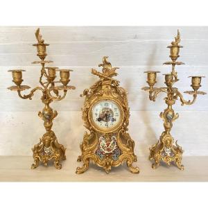 Garniture De Cheminée Louis XV 