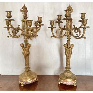 Pair Of Louis XVI Candelabra 