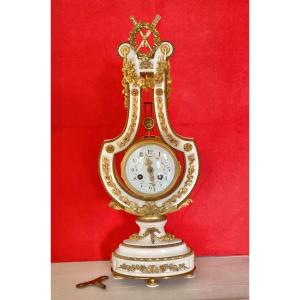 Louis XVI Lyre Clock