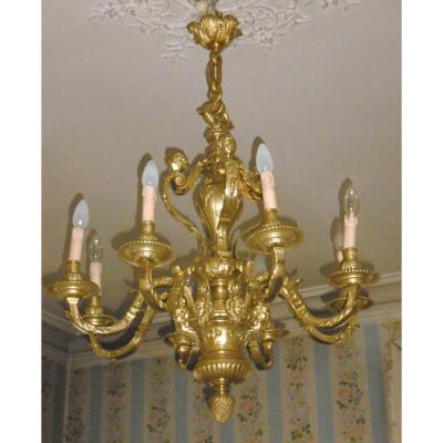 Mazzarin Bronze Chandelier