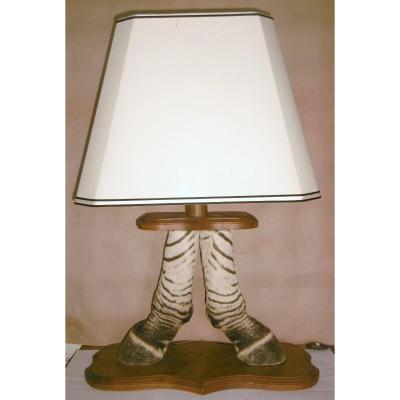 "zebra Feet" Lamp