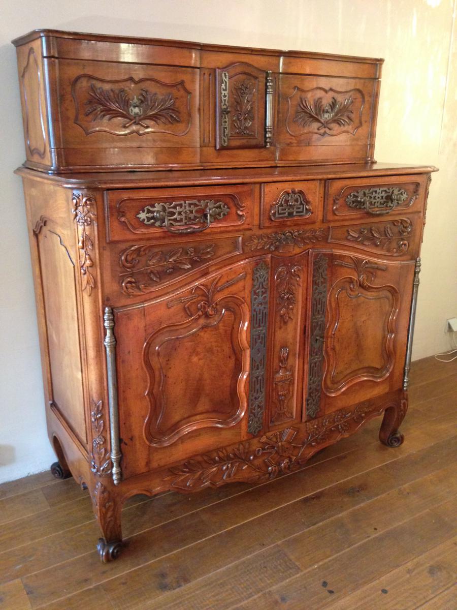 Sliding Buffet, Walnut, Provence, 18th Century Ith-photo-2