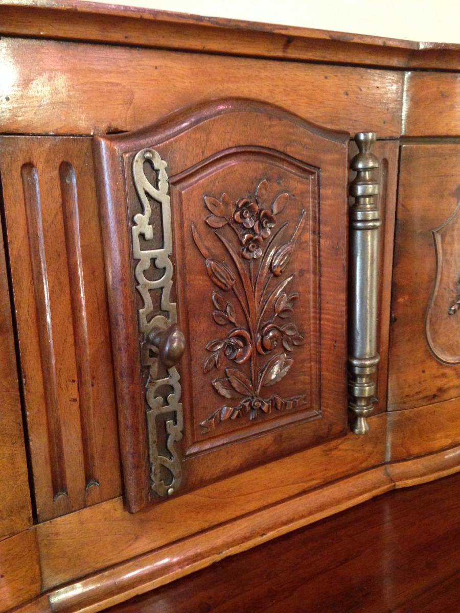 Sliding Buffet, Walnut, Provence, 18th Century Ith-photo-2