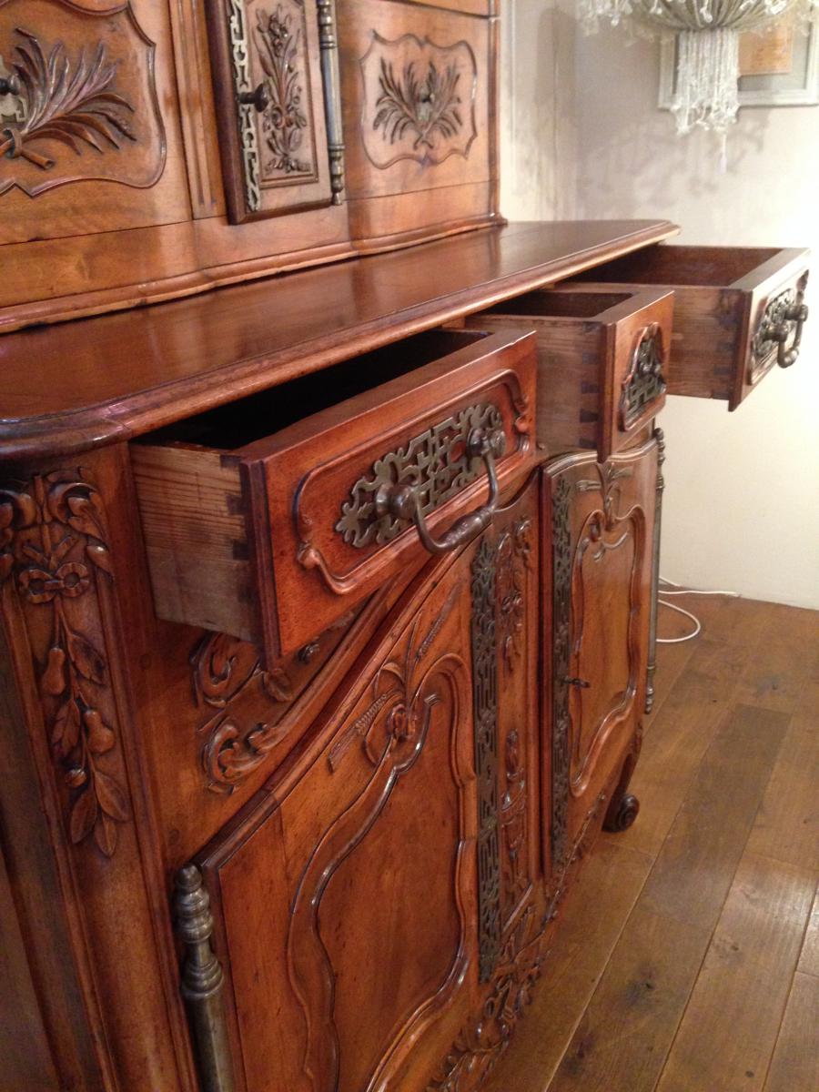 Sliding Buffet, Walnut, Provence, 18th Century Ith-photo-7