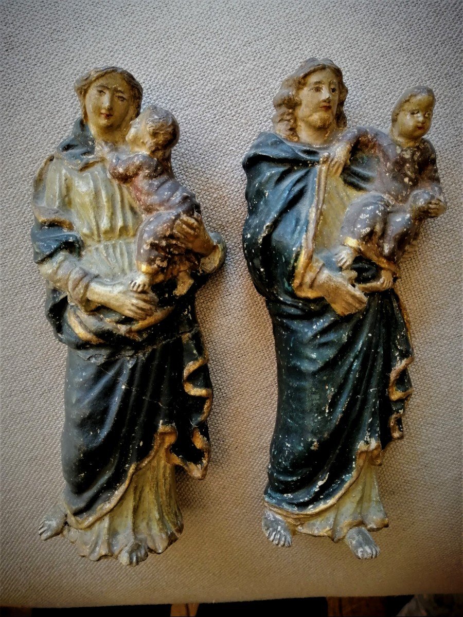 Pair Of Terracotta Subjects XVIII