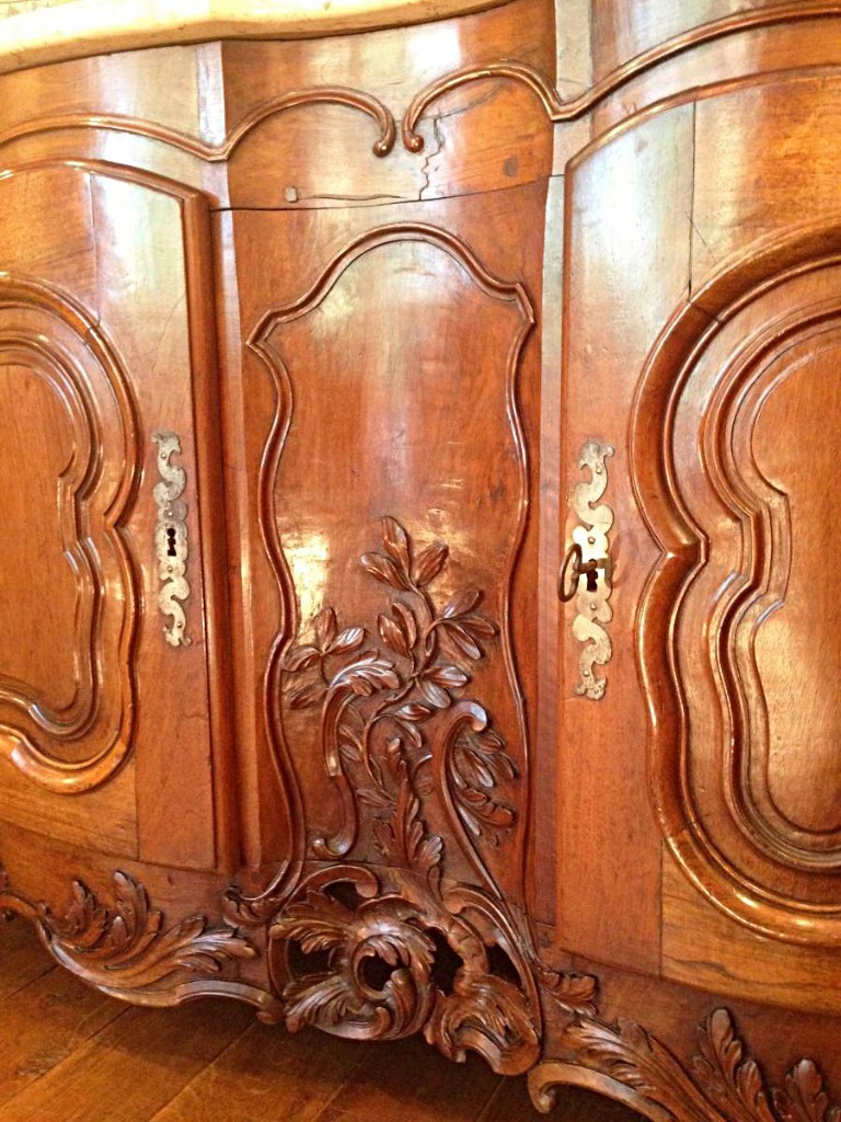 Buffet De Chasse Provençal Louis XV Noyer-photo-1