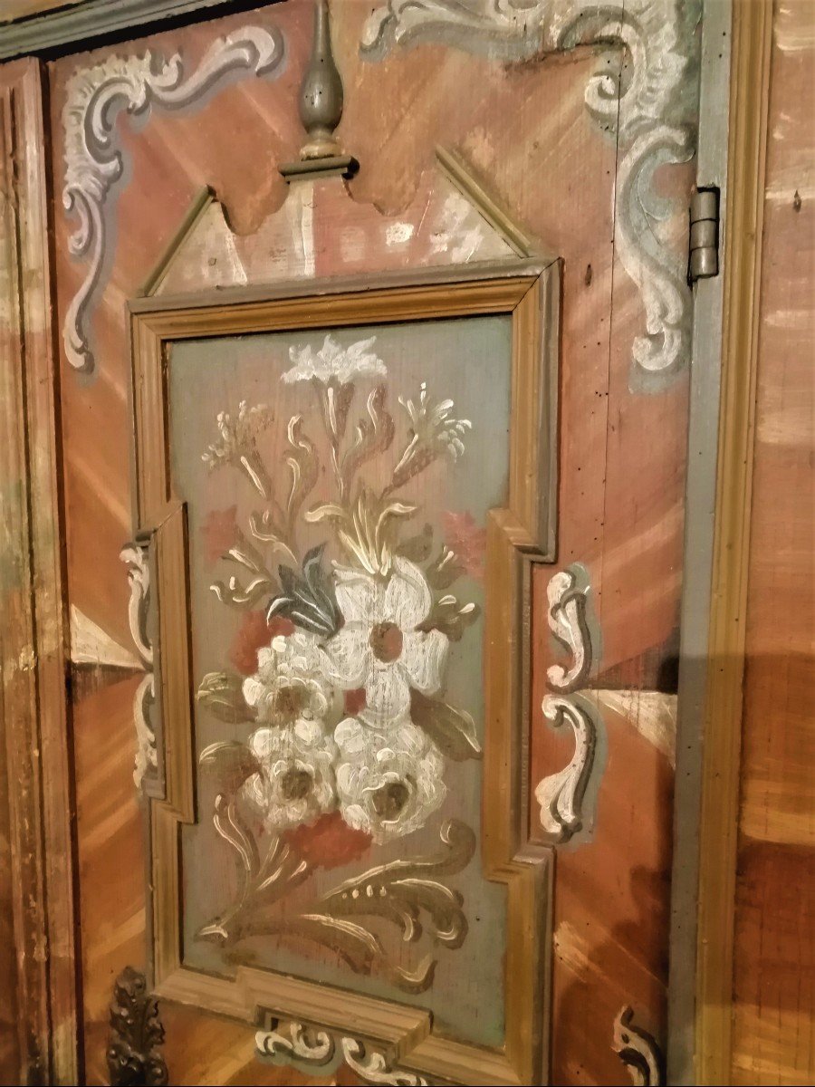 Armoire Peinte XVIIIème Siècle-photo-7