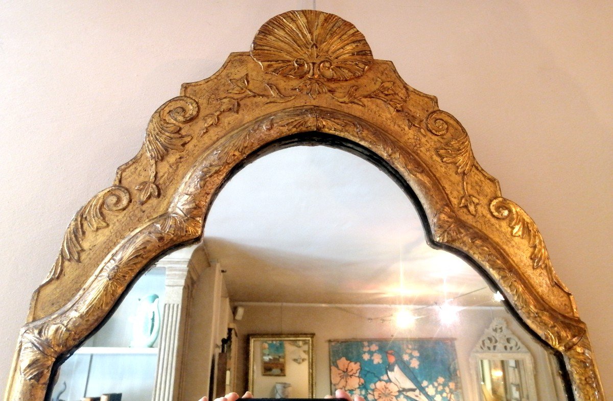 Pair Of XIXth Century Mirrors-photo-4