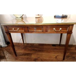 Louis XVI Style Desk In Walnut