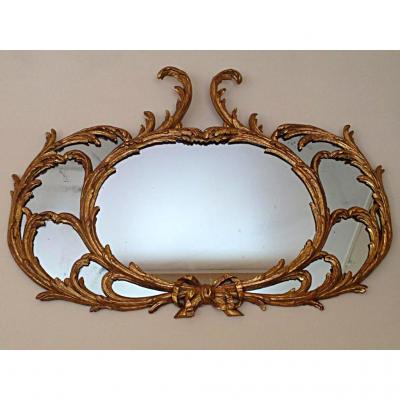 Golden Wood Pair Of Mirrors 18th Century