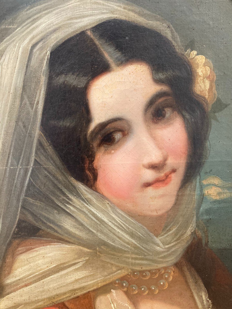 French School (xix), After Julie Hugo (1797-1865) - Portrait Of A Young Greek Woman-photo-4