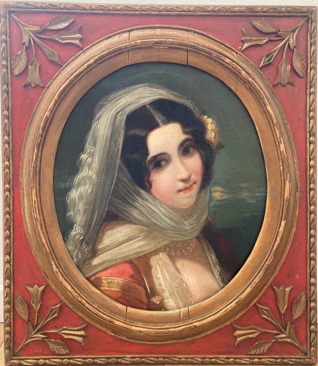 French School (xix), After Julie Hugo (1797-1865) - Portrait Of A Young Greek Woman