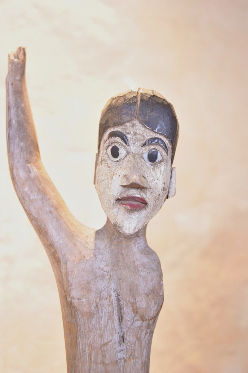 Rare Kareau Figure From The Nicobar Islands-photo-2