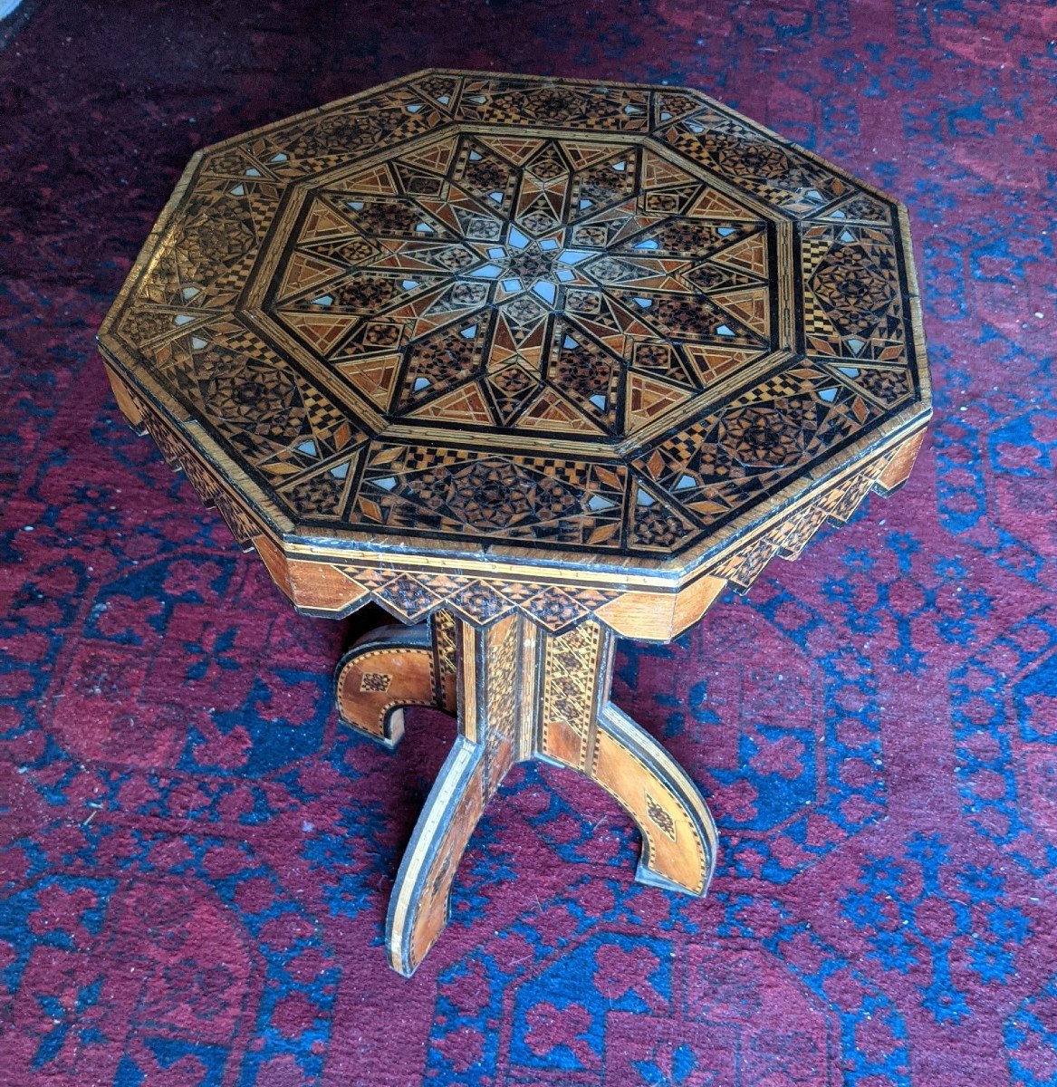 A Small Syrian Pedestal Table-photo-1