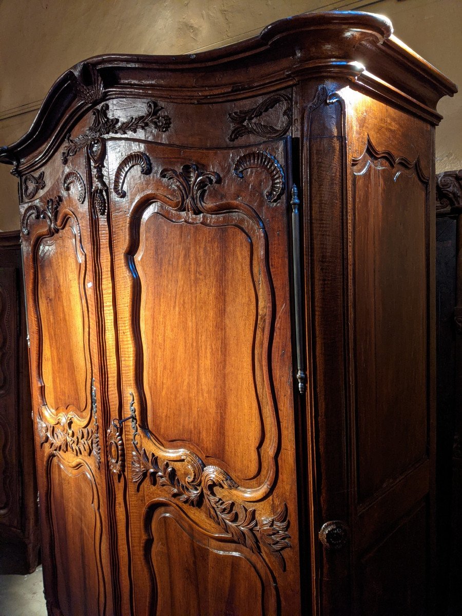 A Beautiful Curved Regency Wardrobe-photo-2