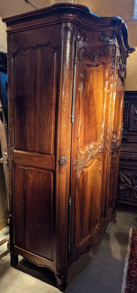 A Beautiful Curved Regency Wardrobe-photo-3