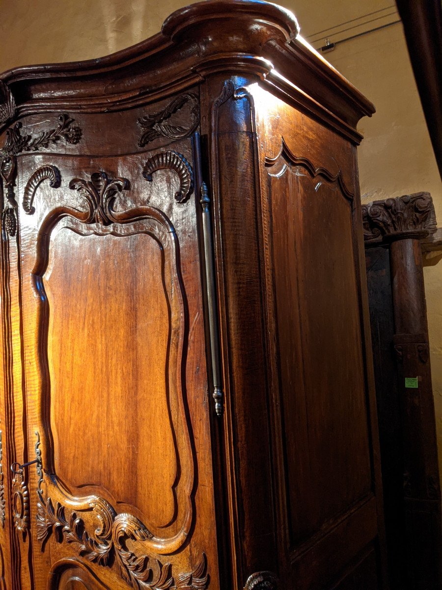 A Beautiful Curved Regency Wardrobe-photo-4