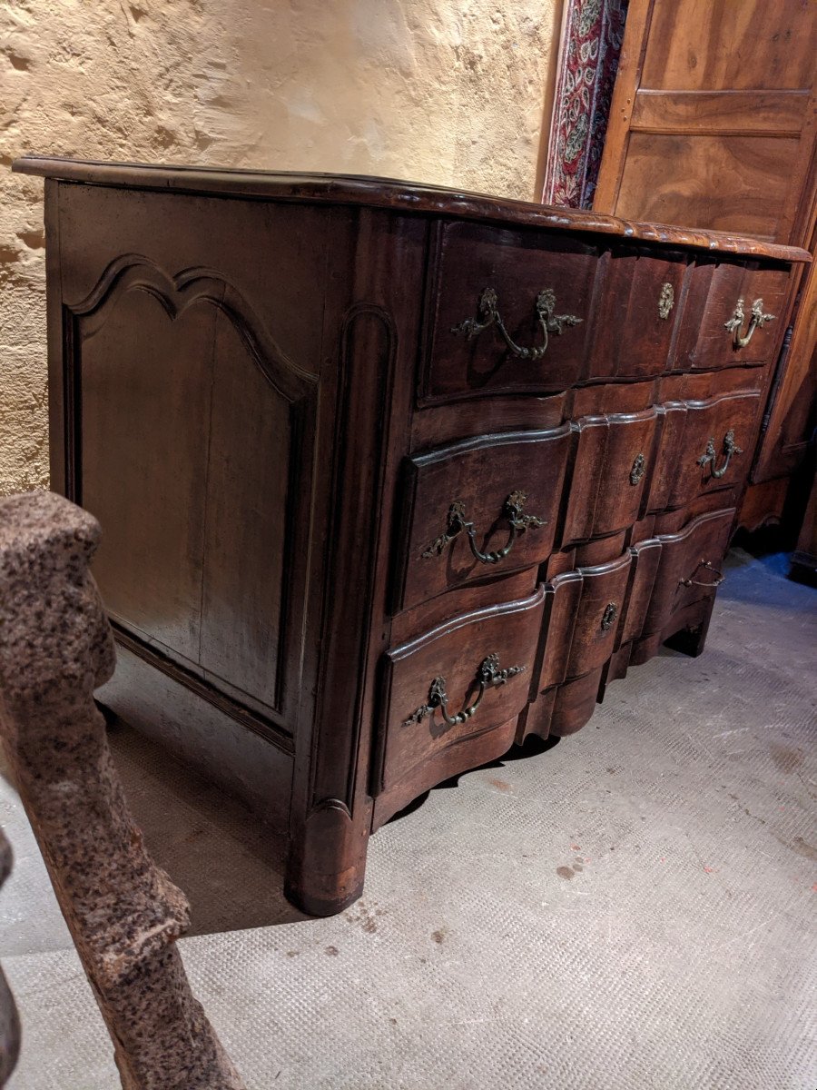 An 18th Century Crossbow Chest Of Drawers-photo-1