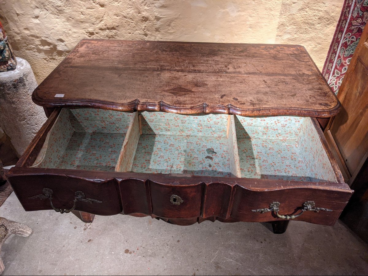 An 18th Century Crossbow Chest Of Drawers-photo-2