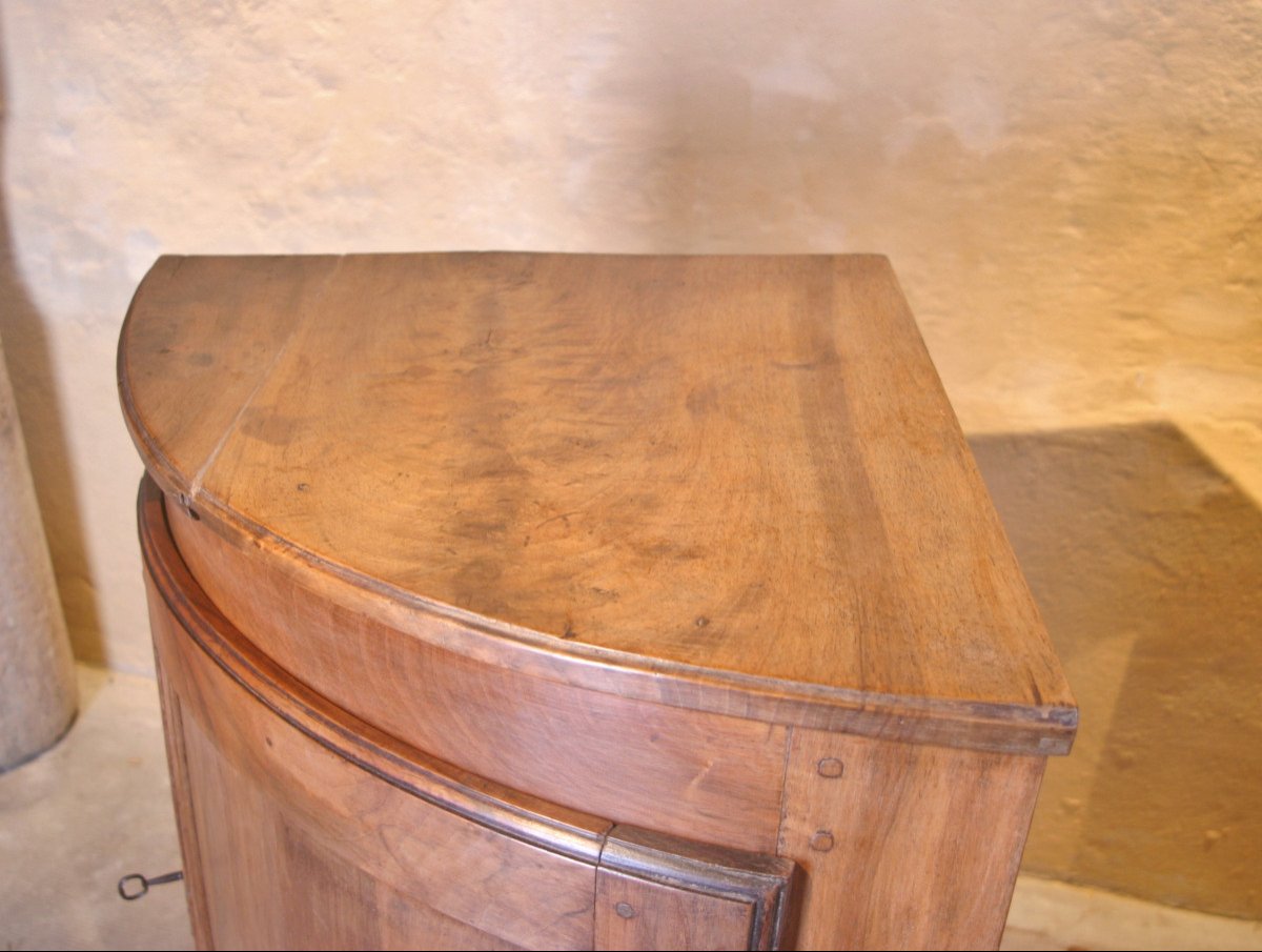 Small Walnut Corner Cabinet-photo-3