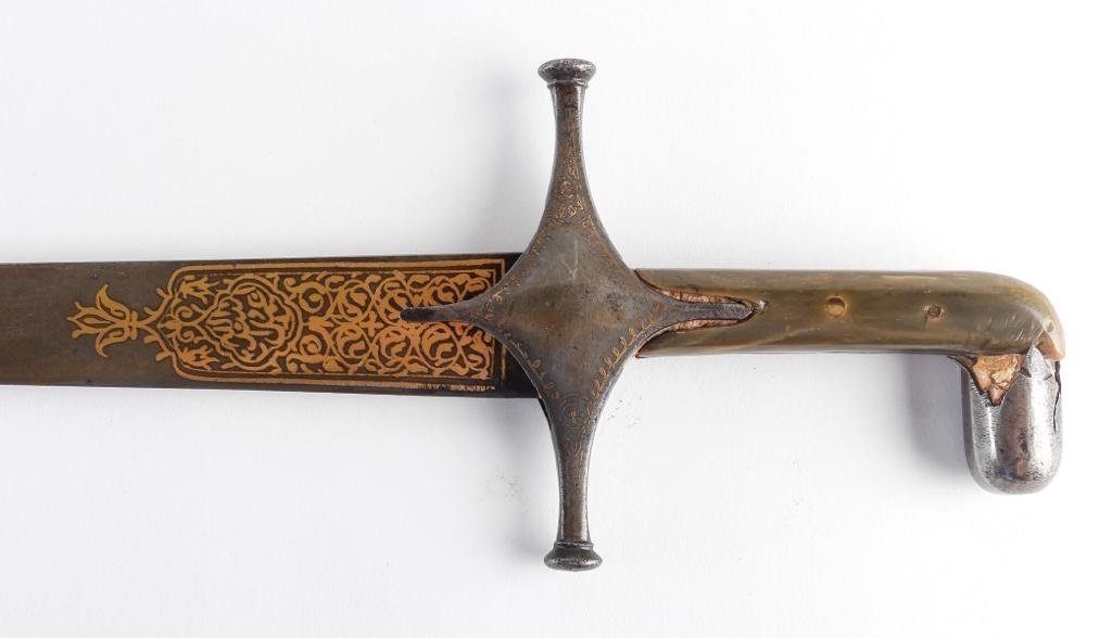 Sword Made In Steel, Of Iranian Origin, Late 18th Century-photo-2