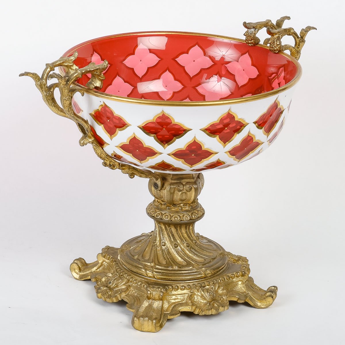 Bohemian Opaline Cup, 19th Century Period-photo-2