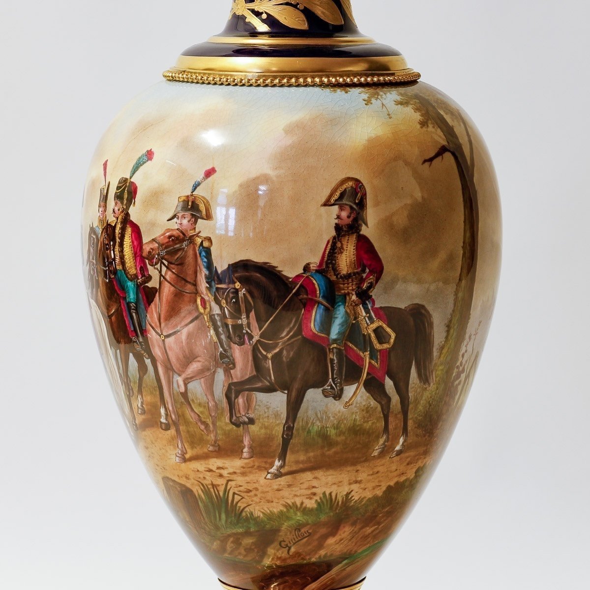 Vase De Sévres, Guerre Napolèon 1809,  19éme Siécle -photo-5