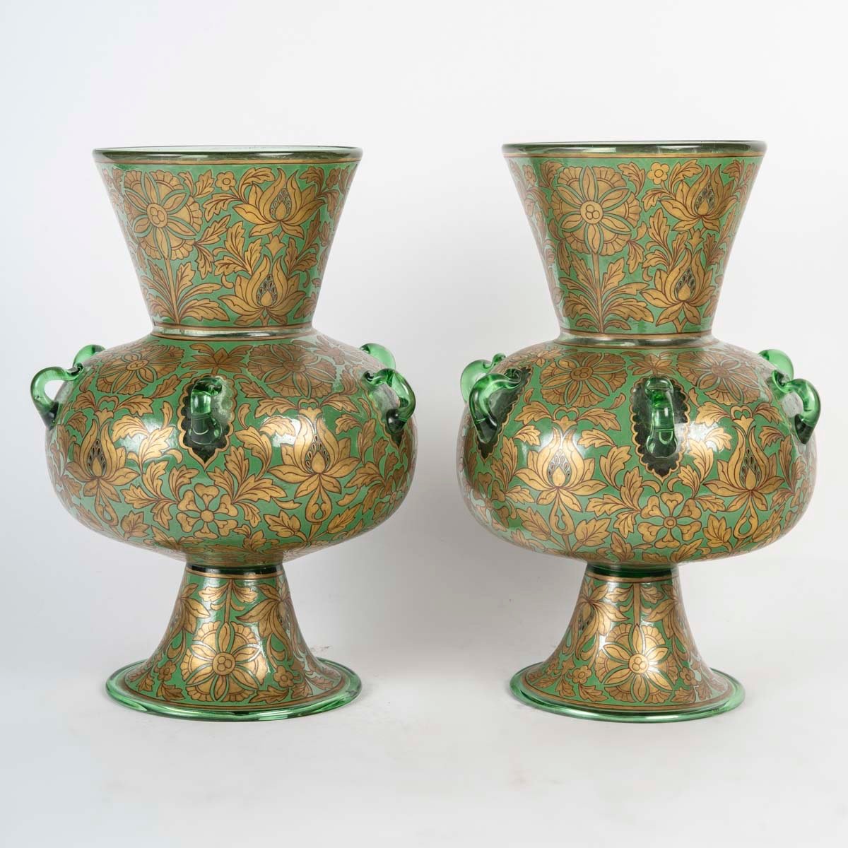 Pair Of Lamps, Attributed To Philippe-joseph Brocard. 