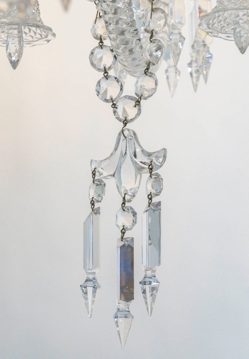 Baccarat Chandelier Signed And Stamped By Model Zénith-photo-5