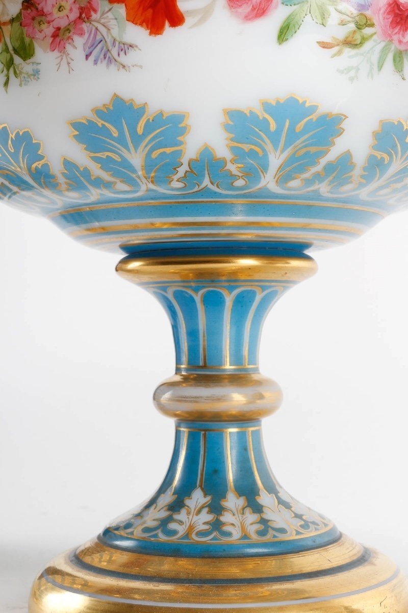 Baccarat Opaline Trim, 1800s.-photo-5