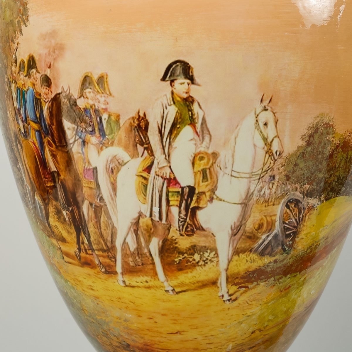 Ravissante Paire Vase De Sévres En Porcelaine-photo-3