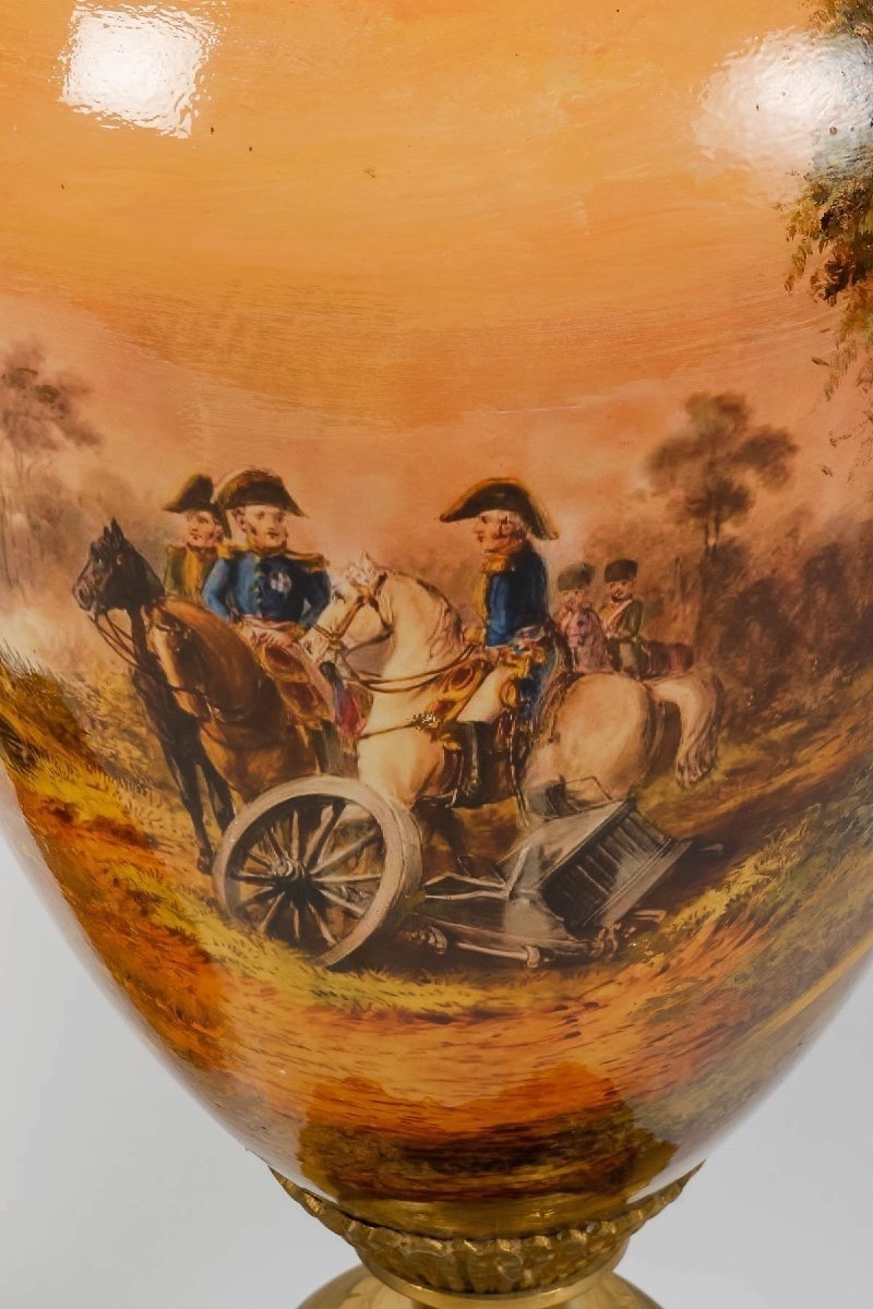 Exceptional Pair Of Sèvres Porcelain Vases-photo-2