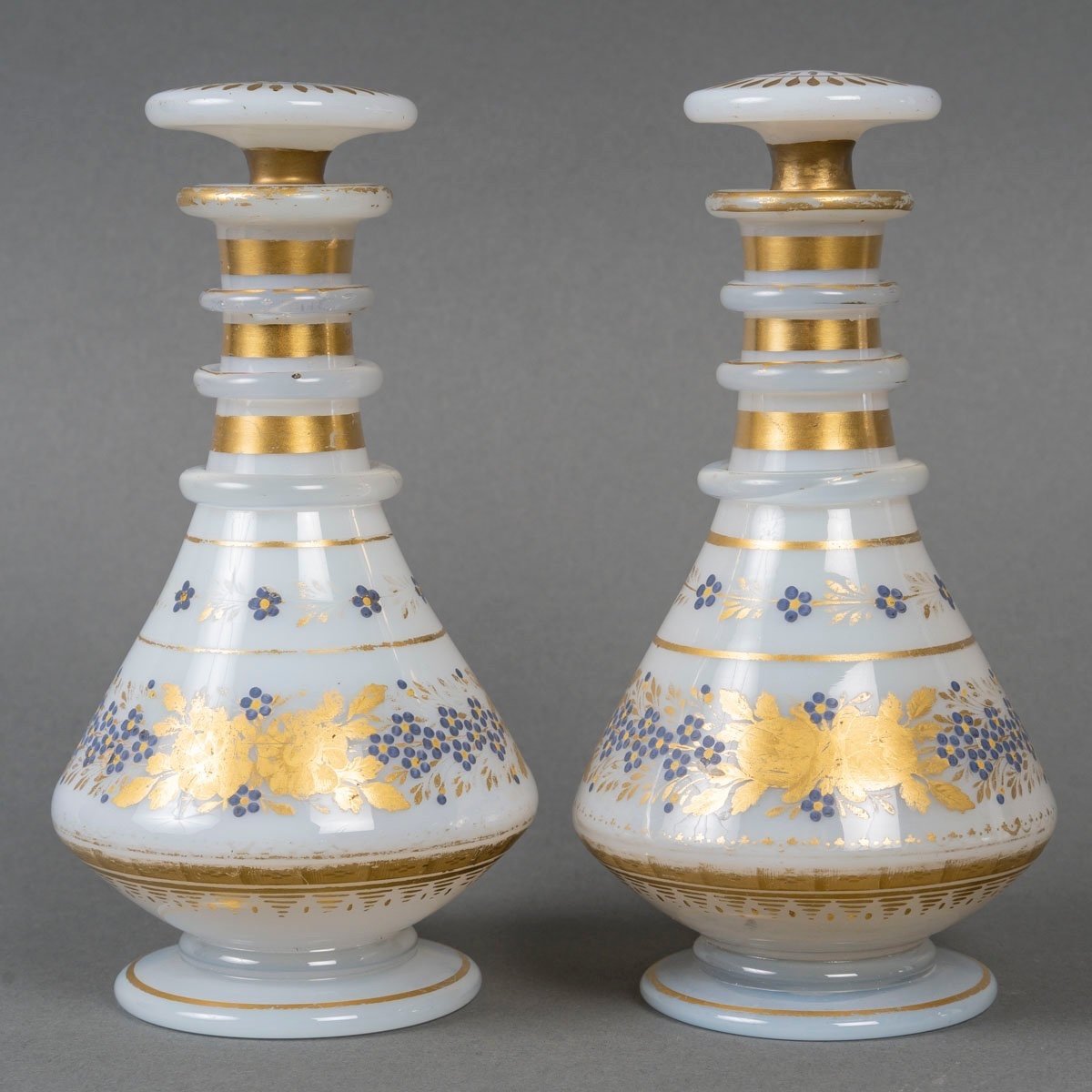 Pair Of Desvign Design Bottles, Charles X