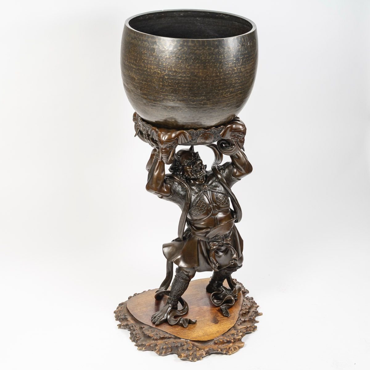 Japon – Importante Cloche En Bronze, époque Meiji (1868-1912)-photo-2