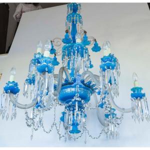 Rare Chandelier From Maison Baccarat Charle